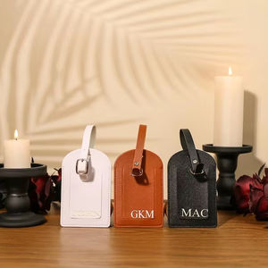 ป้ายแท็กกระเป๋าหนังมังสวิรัติแบบกำหนดเองกระเป๋าเดินทางโมโนแกรมสำหรับปาร์ตี้ของขวัญการเดินทาง LTT-0015 - Product Image 1