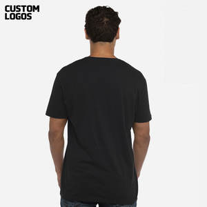 เสื้อยืดคอวีแขนสั้นผ้าฝ้ายพรีเมียมทรงพอดีตัวสำหรับผู้ชายจาก Next Level Apparel - Product Image 2