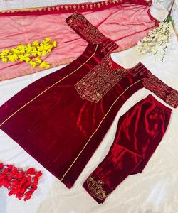 ชุดเดรสมุสลิมมุสลิมสไตล์เรียบง่ายคลาสสิกทันสมัยขนาดใหญ่พิเศษเสื้อผ้าแอฟริกัน - Product Image 2