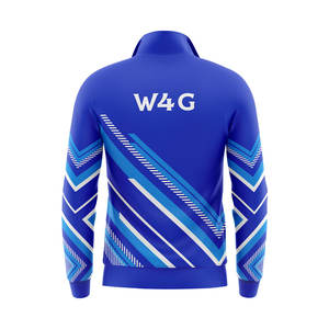 Veste de survêtement sublimée personnalisée, veste d'échauffement extérieure respirante à fermeture éclair complète avec impression de logo - Product Image 5