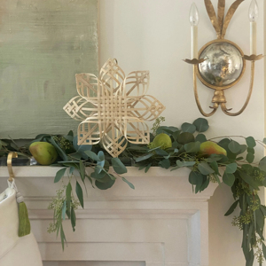 Flocon de neige en bambou naturel fait à la main au vietnam, décoration de noël, ornement d'arbre suspendu - Product Image 6