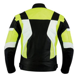 Vestes de moto en cuir fabriquées par un fabricant professionnel à vendre à bas prix Vestes de moto avec logo personnalisé - Product Image 2