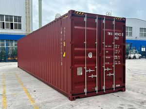 Contenedor de 40 pies de altura (High Cube) |   Nuevo contenedor de envío High Cube de 40 pies 40HC 40HQ ISO para almacenamiento de carga a precio económico - Product Image 3