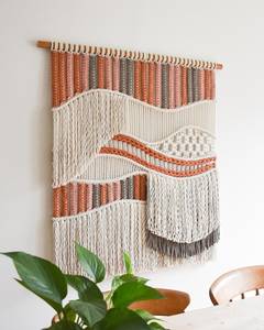 2024 Venta directa de fábrica Exquisita artesanía Decoraciones de pared para el hogar Clip Organizador Macrame - Product Image 2