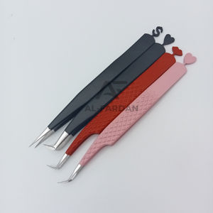 แหนบต่อขนตาที่มีเครื่องหมายรูปหัวใจและดอลลาร์ญี่ปุ่นทำจากสเตนเลสสตีลแข็งแรงจับแน่นมีปริมาณ90องศา - Product Image 1