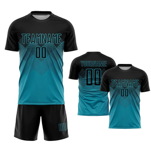เสื้อเจอร์ซี่ทีมฟุตบอลชุดกีฬาสำหรับผู้ใหญ่เสื้อฟุตบอลเสื้อผ้าพิมพ์โลโก้แบบกำหนดเอง - Product Image 6