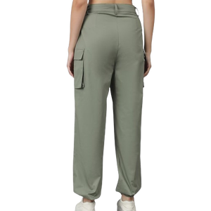 Lightweight <b>Women's</b> Cargo Pants Jogger Style for Hiking Everyday Wear Soft Comfortable Quick Dry Breathable Striped Pattern 100% - Product Image 2