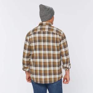OEM Custom <b>Men's</b> Plaid <b>Flannel</b> <b>Shirt</b> Classic Long Sleeve Button-Up <b>for</b> Casual and Outdoor Wear - Product Image 4
