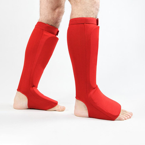 Genuine High Quality Synthetic Leather <b>Shin</b> <b>Guards</b> Custom Made Professional Protection Soft <b>Muay</b> <b>Thai</b> Boxing <b>Shin</b> <b>Guards</b> Warmers - Product Image 2