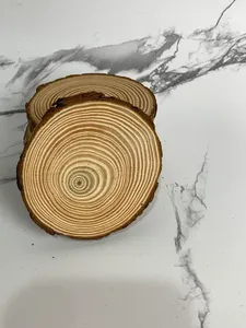 ที่รองแก้วไม้วอลนัทไม้ธรรมชาติของตกแต่งทันสมัยไม้ไผ่ฟรีดีไซน์ว่างเปล่า - Product Image 4