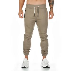 Nouveau pantalon de jogging grande taille pour homme, coupe droite, poches latérales zippées, taille élastique, sport décontracté, coupe régulière, fitness, gym - Product Image 1