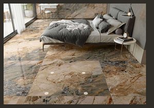 พอร์ซเลนขนาด1200x1200มม. รูปแบบผนังหินกระเบื้องหินอ่อนสีขาวปูพื้นเคลือบพอร์ซเลนกระเบื้องขนาดใหญ่สำหรับปูพื้น - Product Image 5