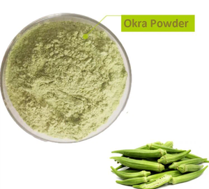 Poudre d'okra séchée pure, poudre d'okra 1,76 oz/50 g, poudre d'okra 4 oz, fabricant de poudre d'okra séchée par pulvérisation - Product Image 5