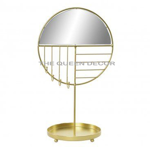 Iron <b>Desktop</b> <b>Shelf</b> Jewelry Display Stand Earring Necklace Storage Rack Jewelry Display Rack Ring Earring Storage Jewelry Holder - Product Image 1