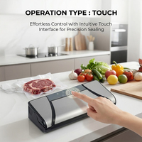 75kPa 110W 32cm 12L/min 5 Modes ecran tactile coupe-sac cuisine alimentaire machine sous vide soudeuse emballage alimentaire