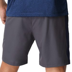 high quality <b>shorts</b> grey colour side stripes comfortable elastic waist two <b>zipper</b> side pockets <b>shorts</b> for men's - Product Image 5