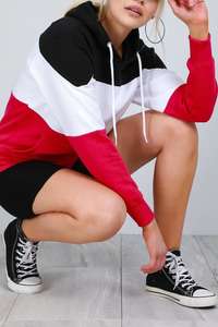 Fabricants de vêtements, sweat-shirt pour femme en molleton brossé imprimé sur mesure, 520 g/m², surdimensionné, 100 % coton, uni, lourd, avec impression en relief - Product Image 2