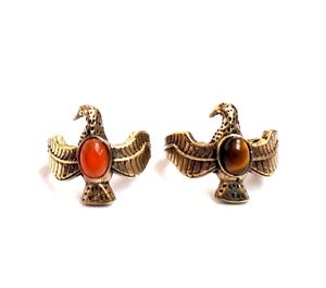 Proveedor de joyería personalizada para mujer, fabricante de joyería de latón, anillo de piedra de latón turquesa para mujeres y niñas - Product Image 2