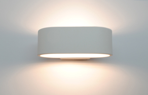 Anello luminoso a LED da parete, 6W, 3000K, 425lm, 170x110mm. (F-Bright 2074010) - Product Image 1