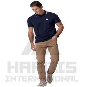 Polos de manga corta para hombre con logotipo personalizado de nuevo diseño, polos informales para hombre, polos de algodón - Product Image 4