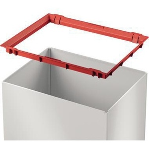 Hailo Big-Box <b>Swing</b> L 35L Waste <b>Bin</b> White Steel Sheet 1 Sorting Compartment - Product Image 1