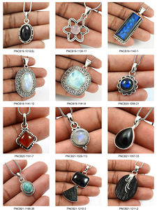 Attractive <b>Pendant</b> for Women & Man 925 Sterling Silver Natural <b>Lapis</b> <b>Lazuli</b> Gemstone Oval Shape Charm Handmade Jewelry Exporter - Product Image 4