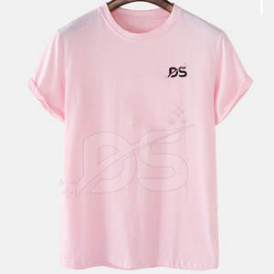 T-shirt pour homme décontracté de haute qualité 100% coton respirant léger uni avec design personnalisé Nouveau style 2025 en vente - Product Image 1