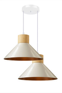 Lámpara Colgante Moderna de Hierro Negro, Altura Ajustable, Cuidado de la Vista, Regulable, E27, Alto CRI 85, 1200 Lúmenes, 2700K, para Hogar y Oficina - Product Image 2