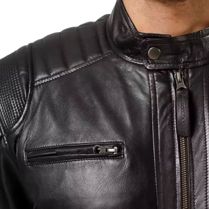แจ็กเก็ตหนังสไตล์ใหม่สำหรับมอเตอร์ไซค์ผ้าน้ำหนักเบาคอตั้งผ้าสำหรับฤดูหนาว - Product Image 5