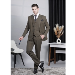 Traje Clásico Verde para Hombre de 2 Piezas, Suministro Directo de Fábrica, para Bodas, Fiestas y Uso Diario, Disponible para Exportación - Product Image 1