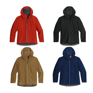 Veste coupe-vent en lin pour homme sur mesure, imperméable, respirante, style décontracté, fermeture éclair pour les sports de plein air, le golf, l'hiver, devant - Product Image 6