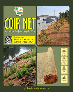 BEST QUALITY COCO HITECH FIBER COCONUT COIR <b>NET</b> for Environmentally Friendly Use - Product Image 1