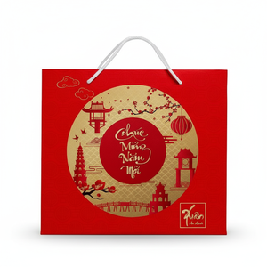 ถุงกระดาษช้อปปิ้งหรูหรา ผลิตตามสั่ง เป็นมิตรกับสิ่งแวดล้อม รีไซเคิลได้ สำหรับบรรจุภัณฑ์ของขวัญ ตกแต่ง ผลิตในเวียดนาม ขนาดตามสั่ง - Product Image 2