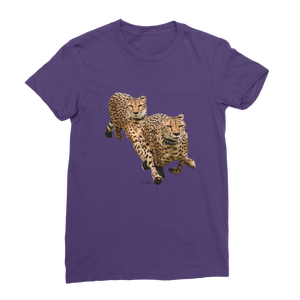 Camiseta Premium Transpirable para Mujer Cheetah Brothers, Corte Holgado, Tallas XS S XL XXS, Impresión Digital - Product Image 4