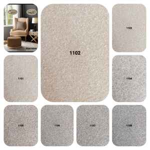 Luxe Dobby Style Tissé Lourd Poly Coton Tissu D'ameublement Respirant Confortable Plaine Style Décor À La Maison Fil Teint Canapé - Product Image 3