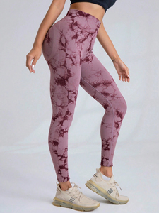 Leggings de compression taille haute pour femme, sans couture, respirants, longueur intégrale, pour le sport, le yoga et le fitness, avec effet ventre plat - Product Image 4
