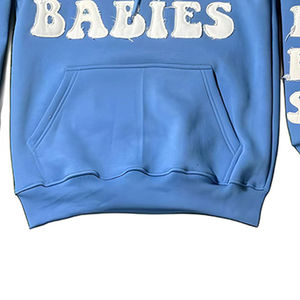 Sudaderas con capucha bordadas de angustia mezcladas de algodón de alta calidad para mujer, nuevo diseño, sudaderas básicas transpirables - Product Image 3