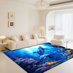 Alfombra Personalizada para Sala de Estar o Dormitorio, Antideslizante, de Poliéster - Product Image 1