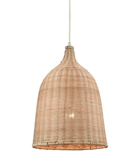 Boho Style Rattan <b>Light</b> Fixture Vietnam Handmade Pendant Lamp For Cozy Ambiance In Homes Cafe Spaces And Lounges - Product Image 1