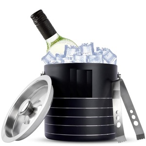 Modern Stainless Steel <b>Ice</b> <b>Bucket</b> With Sleek Look Ideal For Gifting Bartenders Party Hosts Or <b>Beverage</b> Enthusiasts - Product Image 1