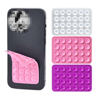 Support de téléphone en silicone à ventouse étui mains libres jouet miroir douche support de téléphone pour selfies et vidéos