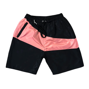 Ensemble de vêtements de sport d'été pour hommes Veste coupe-vent respirante avec col montant Short en toile de couleur unie-pour l'hiver - Product Image 2