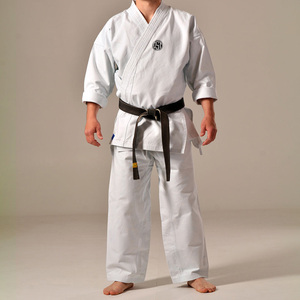 Uniforme de karate de color sólido diseño OEM personalizado recién llegado para entrenamiento de artes marciales Kimono Jiu Jitsu cómodo y transpirable para hombres - Product Image 1