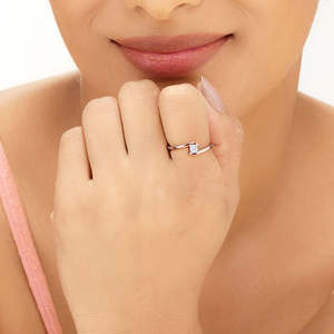 แหวนเพชรเรเดียนท์ เอ็มเบรส แคชชวล ดีไซน์เรียบหรู - Product Image 2
