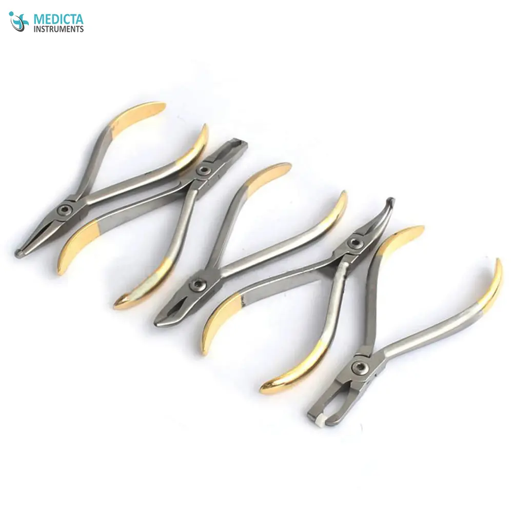 TC Dental Orthodontics Pliers Set of 5 Pieces - Dental Orthodontic Instruments