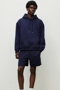 OEM Fabrication de logo personnalisé 500 Gsm pull à capuche surdimensionné épaule basse haute qualité poids lourd impression bouffante sweats à capuche pour hommes - Product Image 2