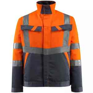 Chaquetas de trabajo de alta calidad para mujer, chaquetas reflectoras, chaqueta de seguridad personalizada sostenible para construcción, bolsillos múltiples - Product Image 5