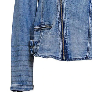 Vestes Jeans Manches Longues Couleur Personnalisée avec Service OEM Vente Chaude Femmes Veste Jeans à Vendre - Product Image 5