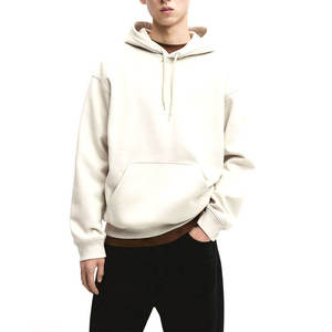 Pull à capuche personnalisé de luxe de haute qualité Heavyweight Premium 100% coton Drop Shoulder Men Hoodies - Product Image 2