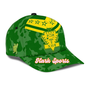 Sorority Chi Eta phi แผ่นปะปักลายสัญลักษณ์ SnapBack Camo แบบซับลิเมชันหมวกเบสบอลใส่คนขับรถบรรทุกตัวอักษรกรีก - Product Image 1